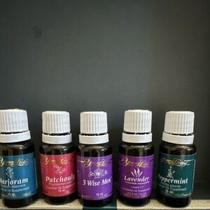 Young Living Aromatherapy Oil Collection - Teal, Pink, Purple